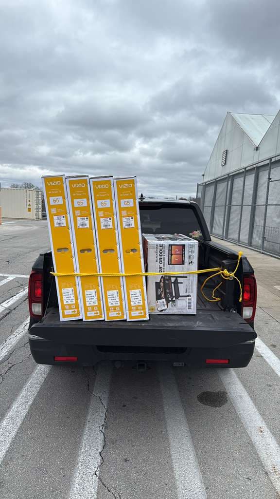 Honda Ridgeline - Capacidad de carga